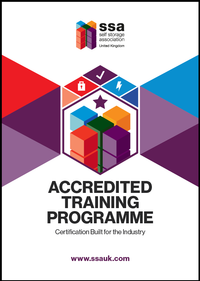 SSA UK Accredited Training Programme brochure FRONT COVER with border